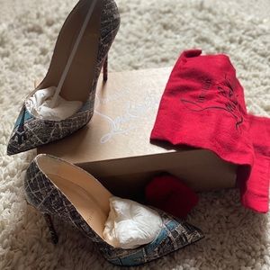 Christian Louboutin 39.5 Pigalle Follies Gorgeous